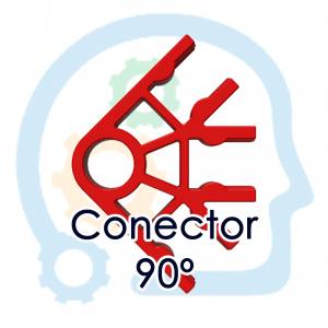 Conector Vermelho - 3 vias